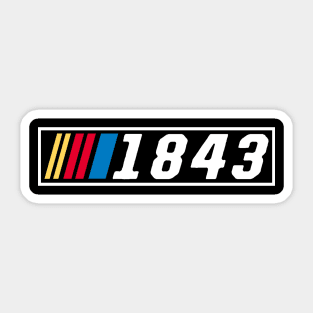 1843 Sticker